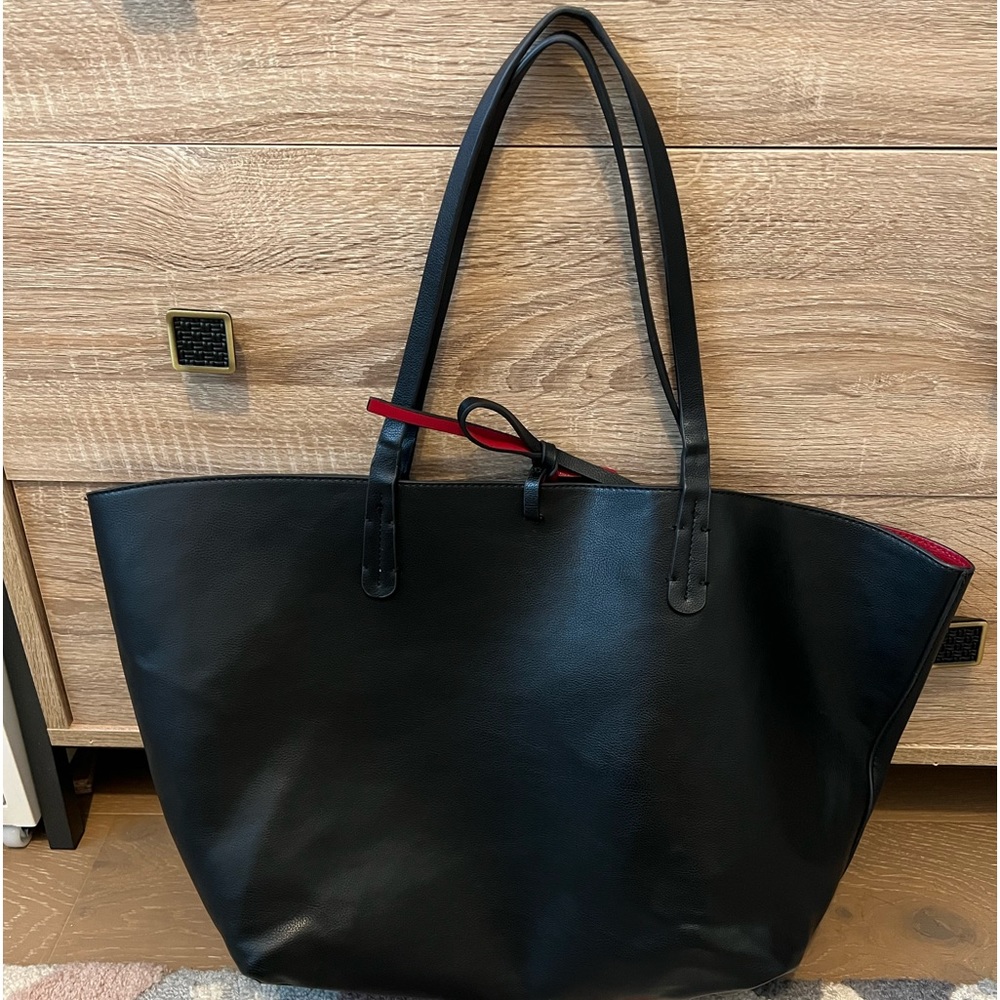 Black Zara Bag w/ Red Lining